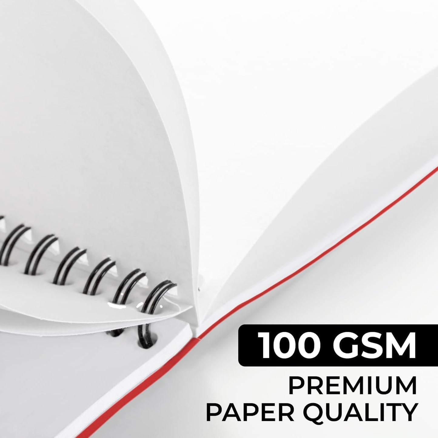 Blank Spiral Notebook, 48 Pack, 5.8 x 8.3, 120 Pages (60 Sheets), 100 GSM Unlined Drawing Notebooks, Assorted A5 Journals, No-Bleed, Sketching, Note Taking, Blank Journals for Office & School