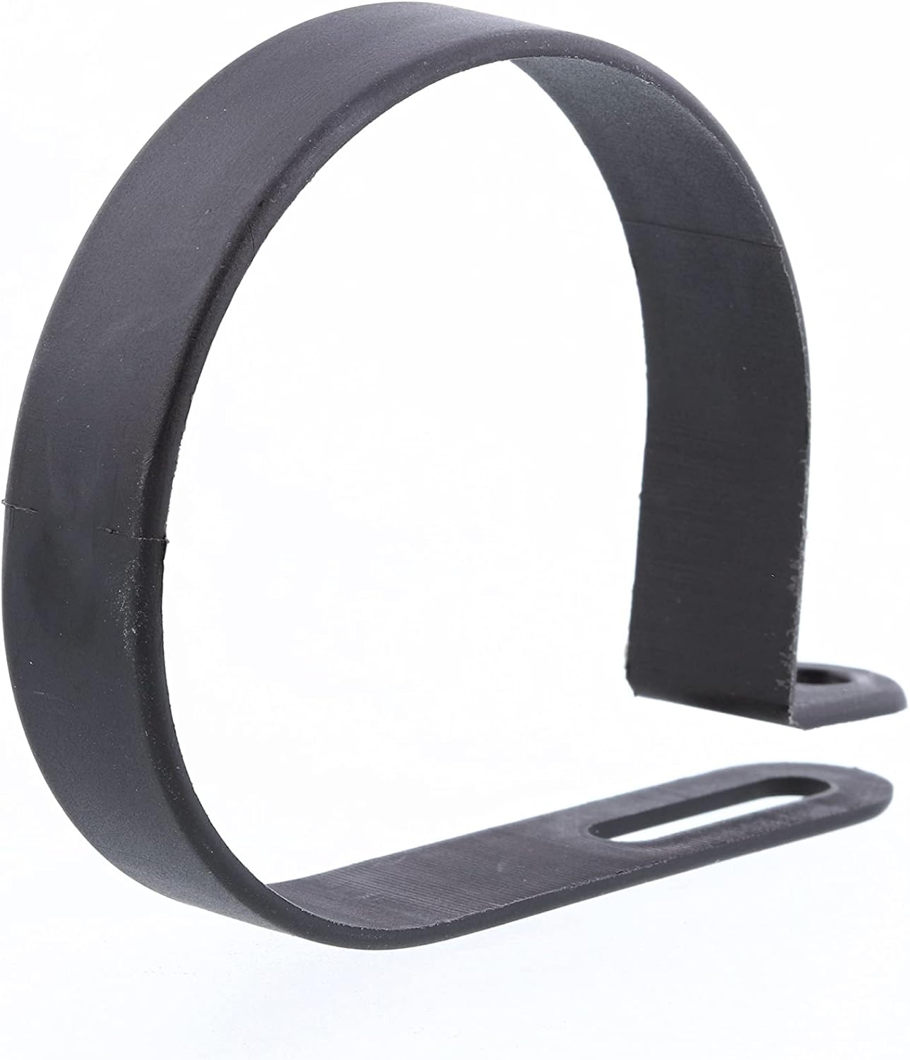 Secure 2 Inch Standard R Type UV Black Nylon Screw Mount Cable Clamp for Wire Management - 100 Pack