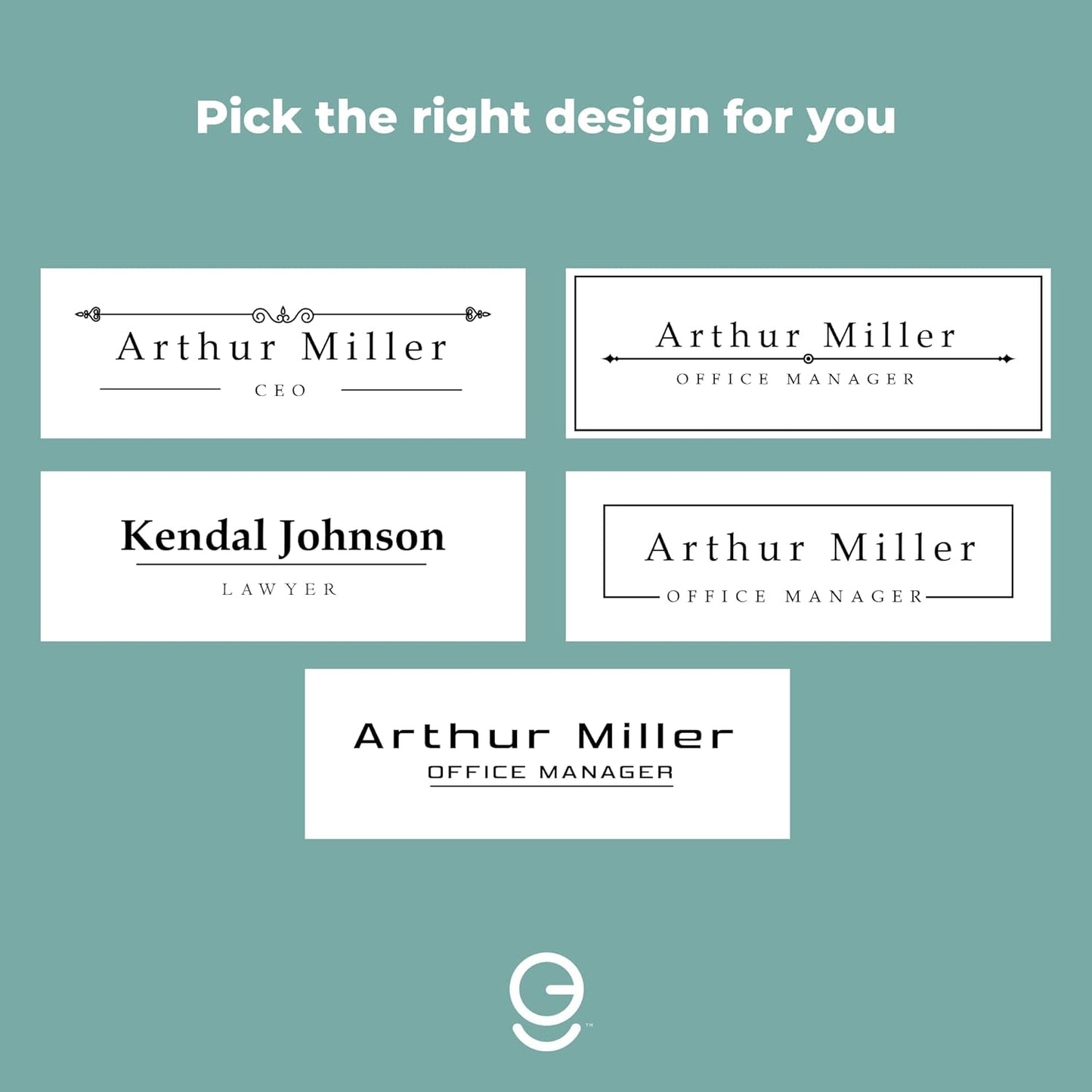 EGD ACM Desk Name Plate Personalized I Custom Office Desk Accessories Decor I Personalized Name Plate I Color Options (10 x 3.5 Inch) (3. ACM)