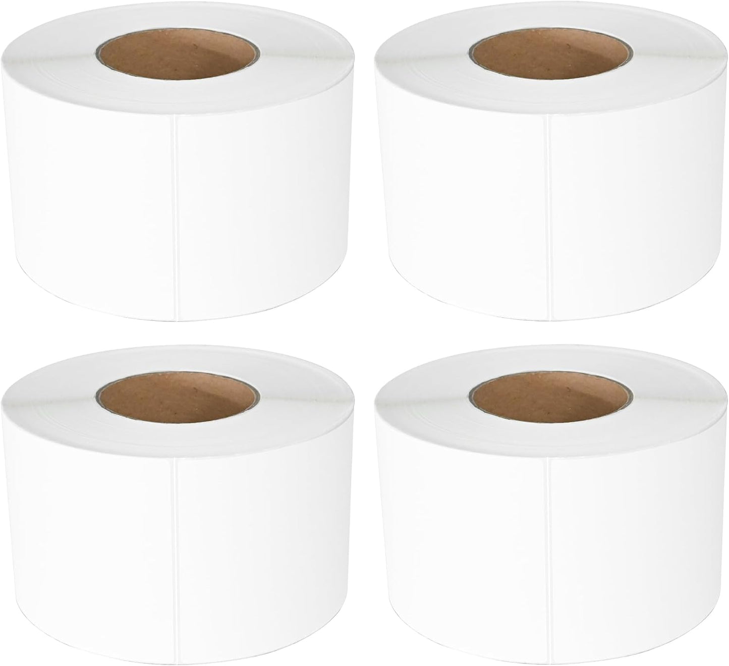 L LIKED 4000 Thermal Labels 4" x 6" Perforated Industrial Thermal Shipping Labels with 3" Core, (Commercial Grade)