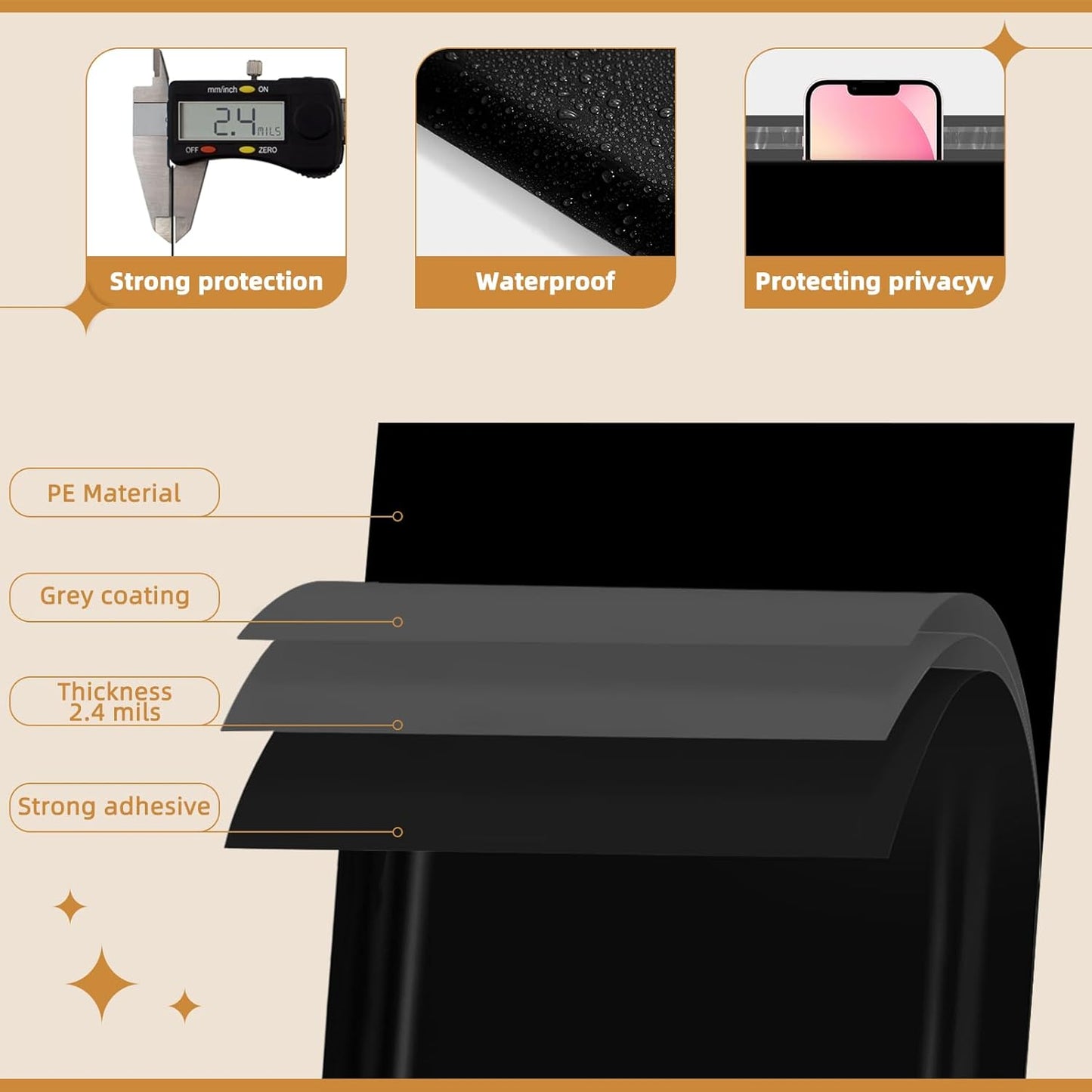 Fuxury Extra Large Poly Mailers 24x36" 50 Pcs, 2.5mil Bulk Shipping Bags for Clothing,Strong Adhesive Shipping Envelopes for Small Business Supplier,XL Poly Mailing Envelopes Black