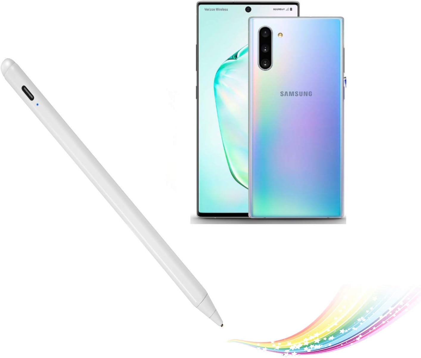 Chromebook Stylus Pen, Active Capacitive Digital Pencil Stylus for Chromebook Pen,Good for Sketching and Note-Taking Touch Screen Pen,White