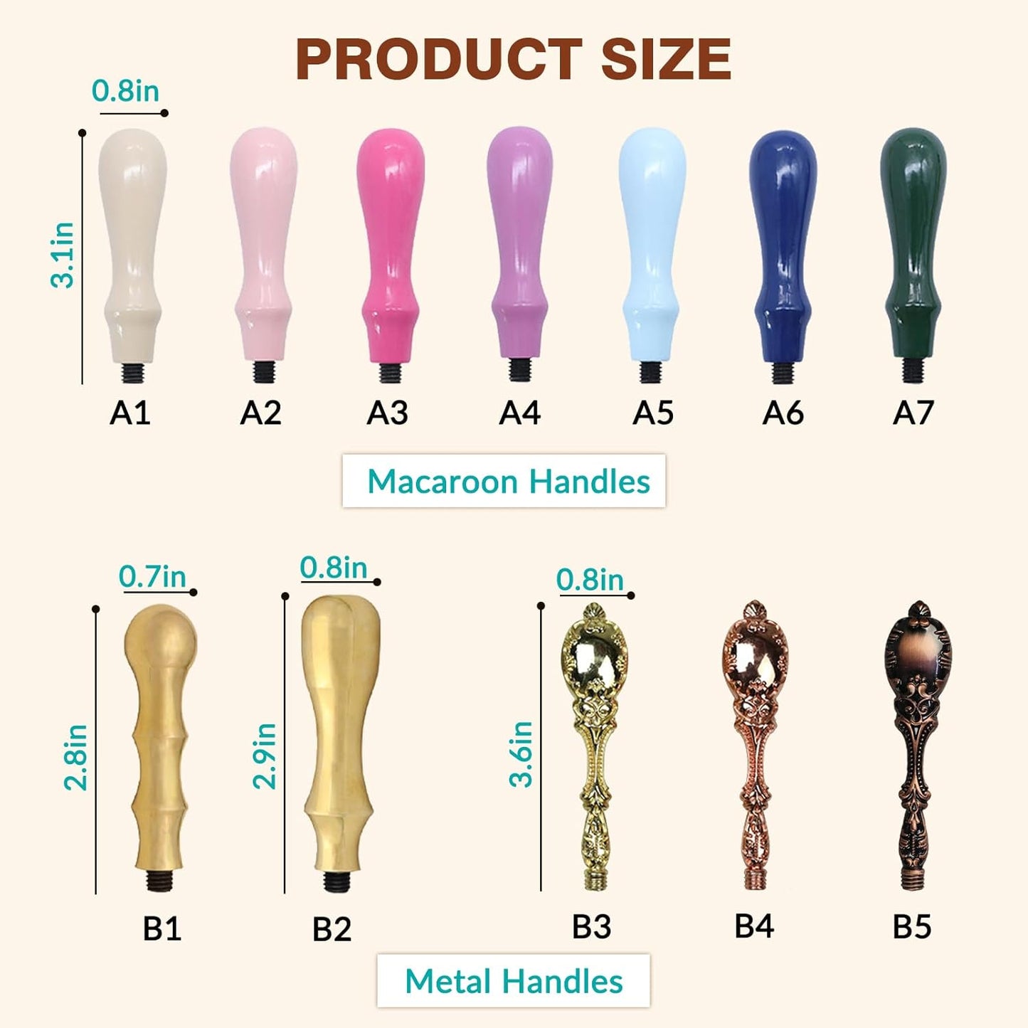 Custom Wax Seal Stamp | Personalized Wax Seal Stamp Kit with Your Design & Logo, for Wedding Invitations, Envelope Seals, Holiday Graduation Gifts