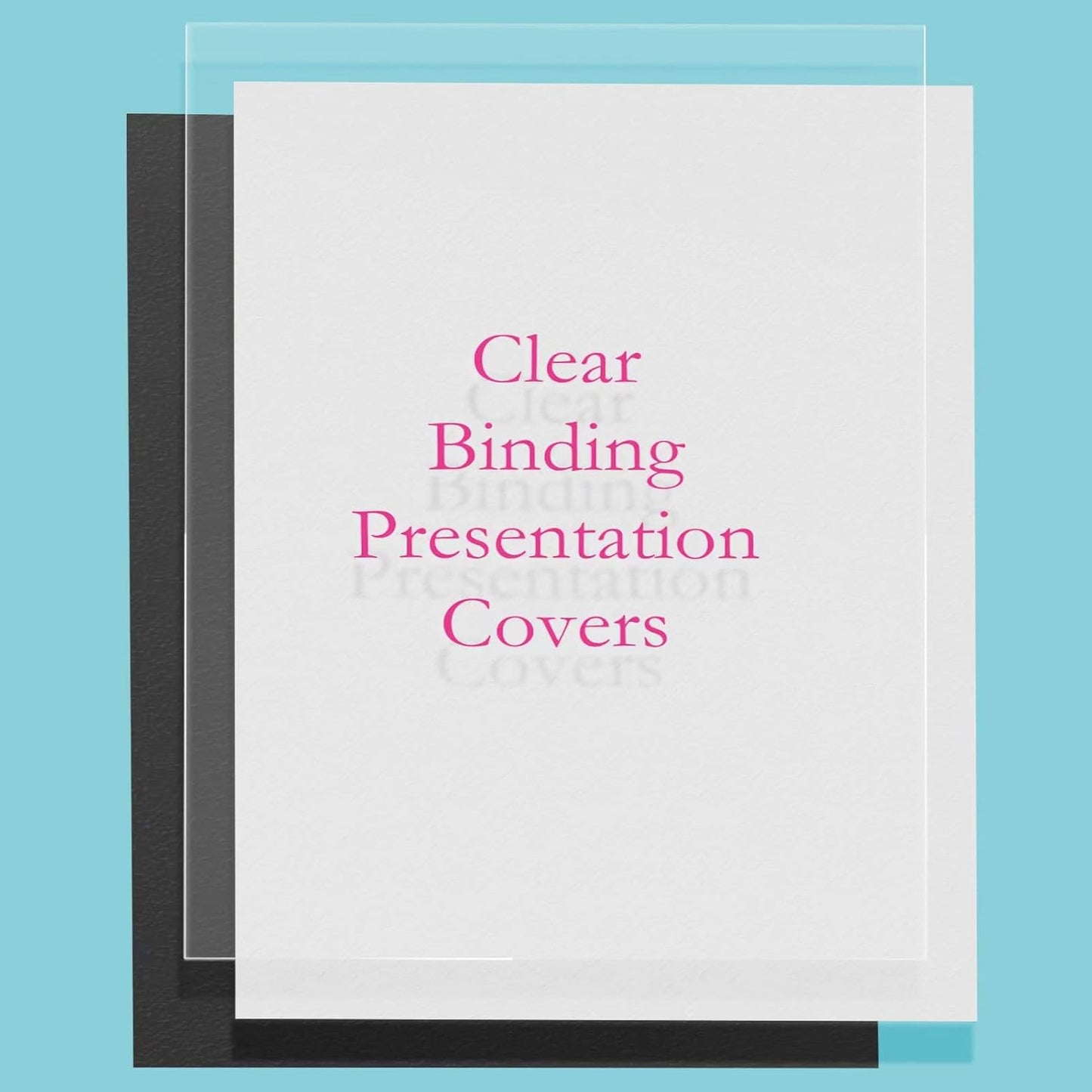 TOTiyea 200 Pack 8 Mil PVC Binding Presentation Covers, Clear Report Covers for Binding,8.5x11 Inches,Letter Size
