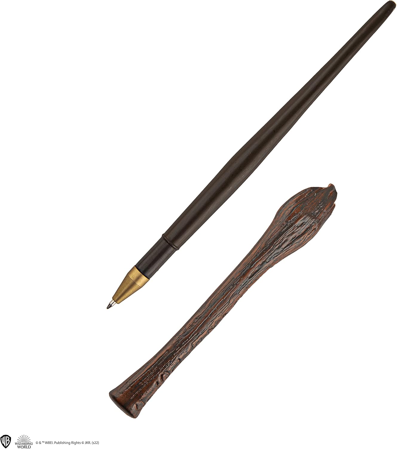 Cinereplicas Harry Potter Magic Wand Pen with Stand & Lenticular Bookmark - Official Licence (Bellatrix Lestrange)