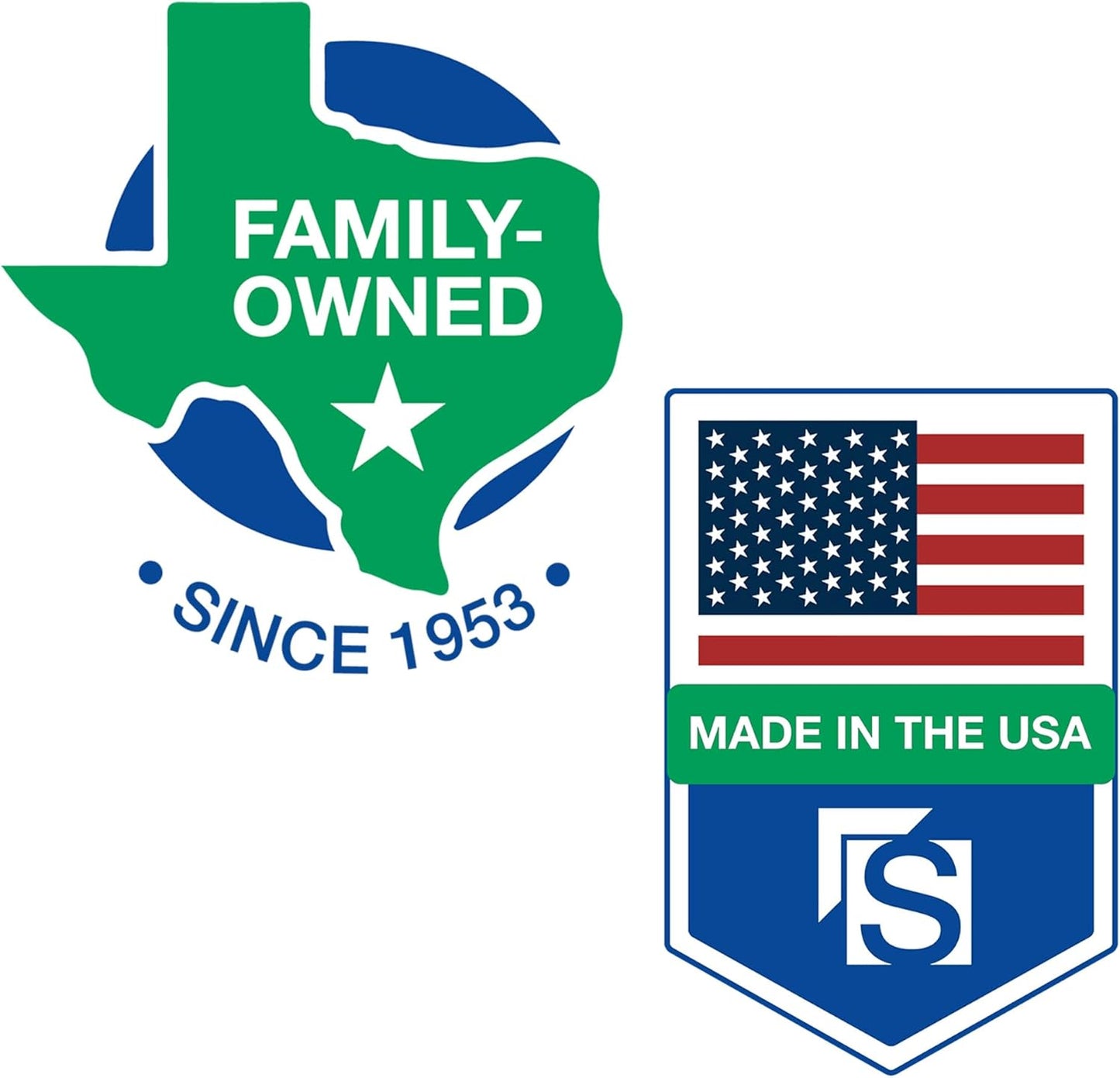 Samsill 2 Inch 3 Ring Binder, Made in USA, Economy Round Ring, Clear View Cover, 425 Sheet Capacity - for School, Home, Office - Forest Green