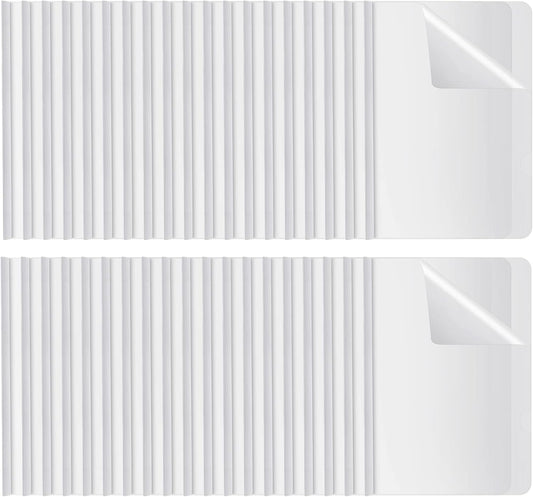 BBTO 100 Pcs Clear Report Covers with Sliding Bar for A4 Paper Resume Covers Presentation Folders File Document Binder for School Business, Letter Size 12 x 8.7 Inches(White)