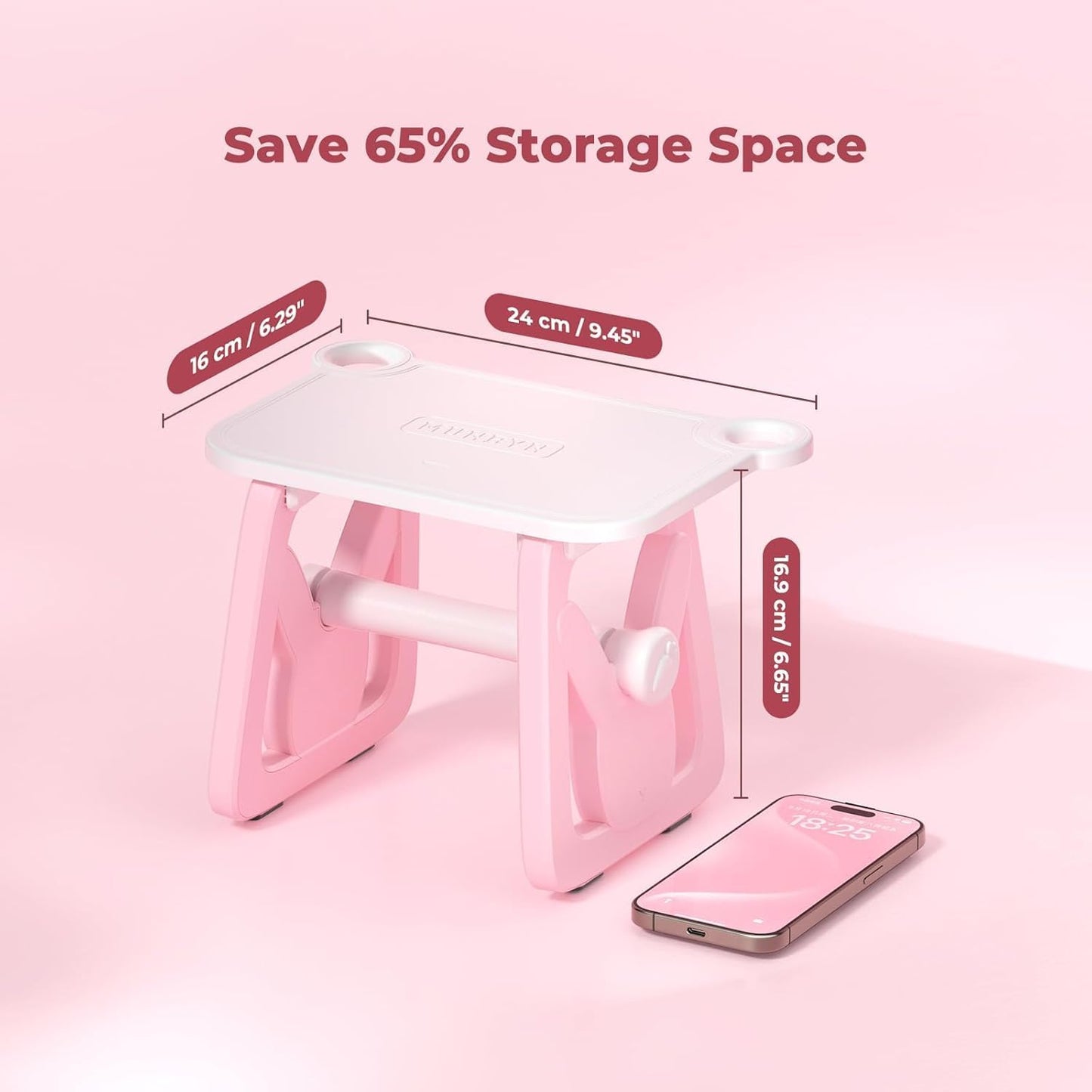 MUNBYN Label Holder for Rolls and Fanfold Labels, Thermal Sticker Holder for Desktop Thermal Printer, Accessory Supplies for Home, Office, Small Business