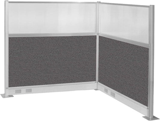 Versare Pre-Configured Hush Panel Electric Cubicle | Workstation Divider Walls | Cubicle Privacy Panels | Office Partition Walls