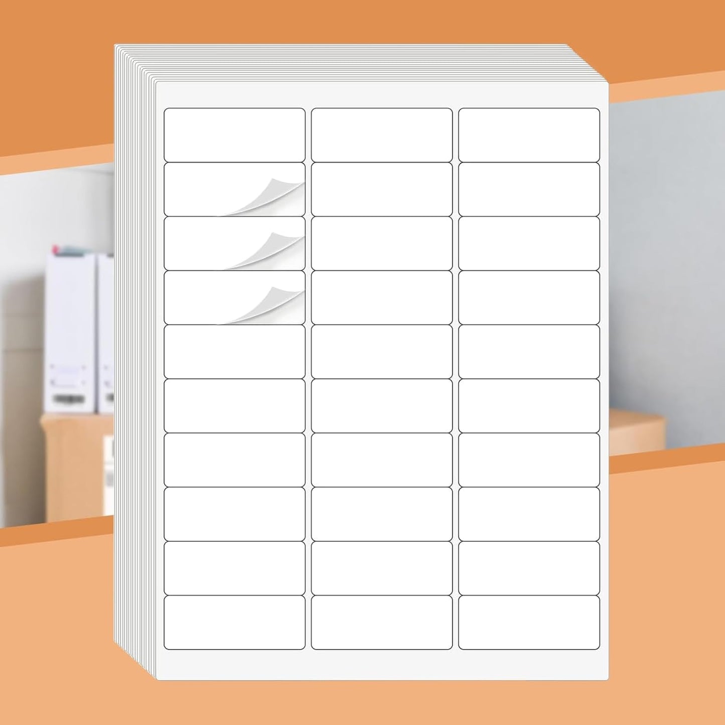 1" X 2-5/8" 30 Up Mailing Labels for Laser/Inkjet Printer,Address Labels,Thermal Labels for Printer,Shipping Mailing Labels (100 Sheets - 3000 Labels)