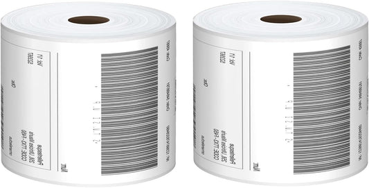 Direct Thermal Labels 4x6-450 Labels/Roll, Thermal Shipping Labels for Zebra 2844 ZP-450 ZP-500 ZP-505,2 Rolls,900 Labels(NOT for DYMO)