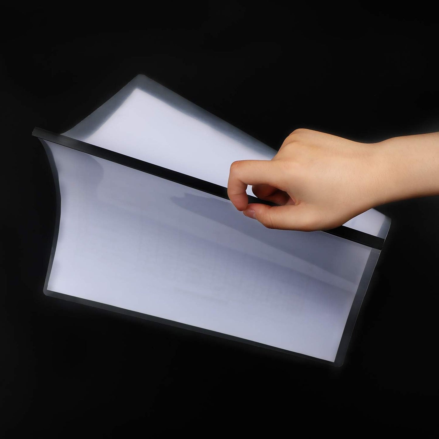 Outus 30 Pieces Binding Bars Slide Grip Binding Bars for Office Report Cover, A4 Size, 30 Sheets Capacity, 12 Inch (Black)