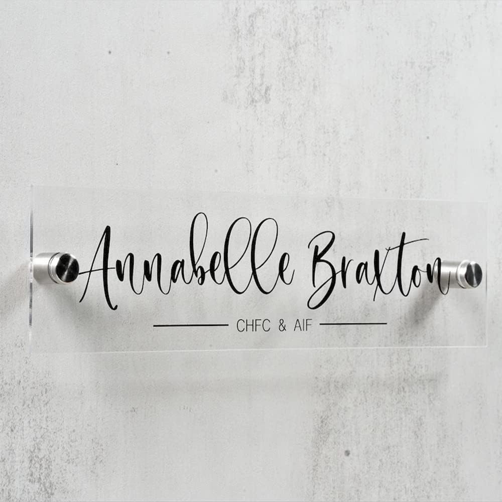 Wall Sign Name Plate - 8x2" Office Sign, Executive CEO Signs, New Job Office Decor, Graduation or Promotion Gift, Holiday Gift, Name Plates For Doors Personalized, Customize Name Plate For Door/5