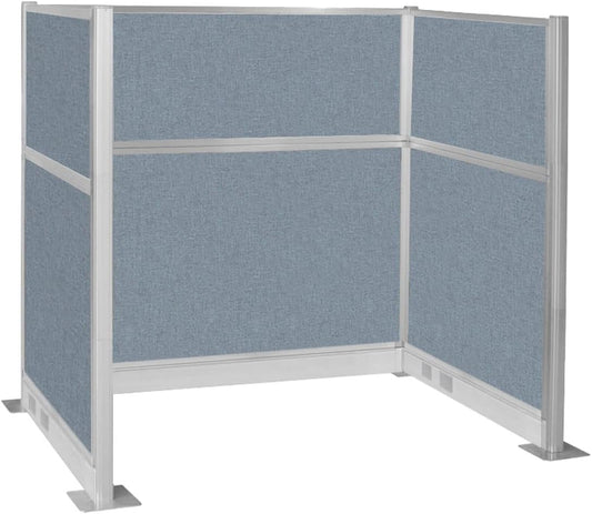 Versare Pre-Configured Hush Panel Electric Cubicle | Workstation Divider Walls | Cubicle Privacy Panels | Office Partition Walls