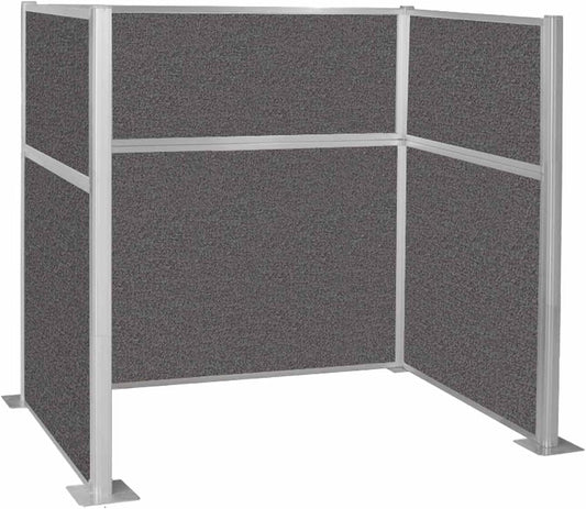 Versare Hush Panel Cubicle Kit | Workstation Partition Walls | Sound Dampening Cubicle Walls | Partitions for Desks