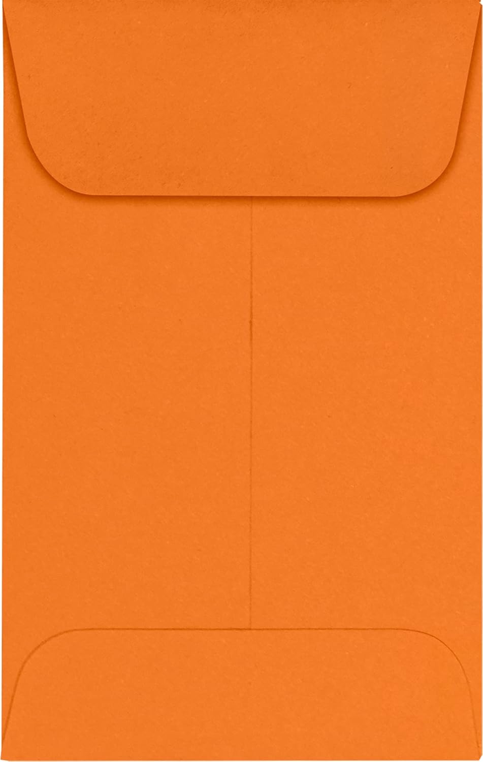 LUXPaper #1 Coin Envelopes | 2 1/4" x 3 1/2" | Mandarin Orange | 80lb. Text | 500 Qty
