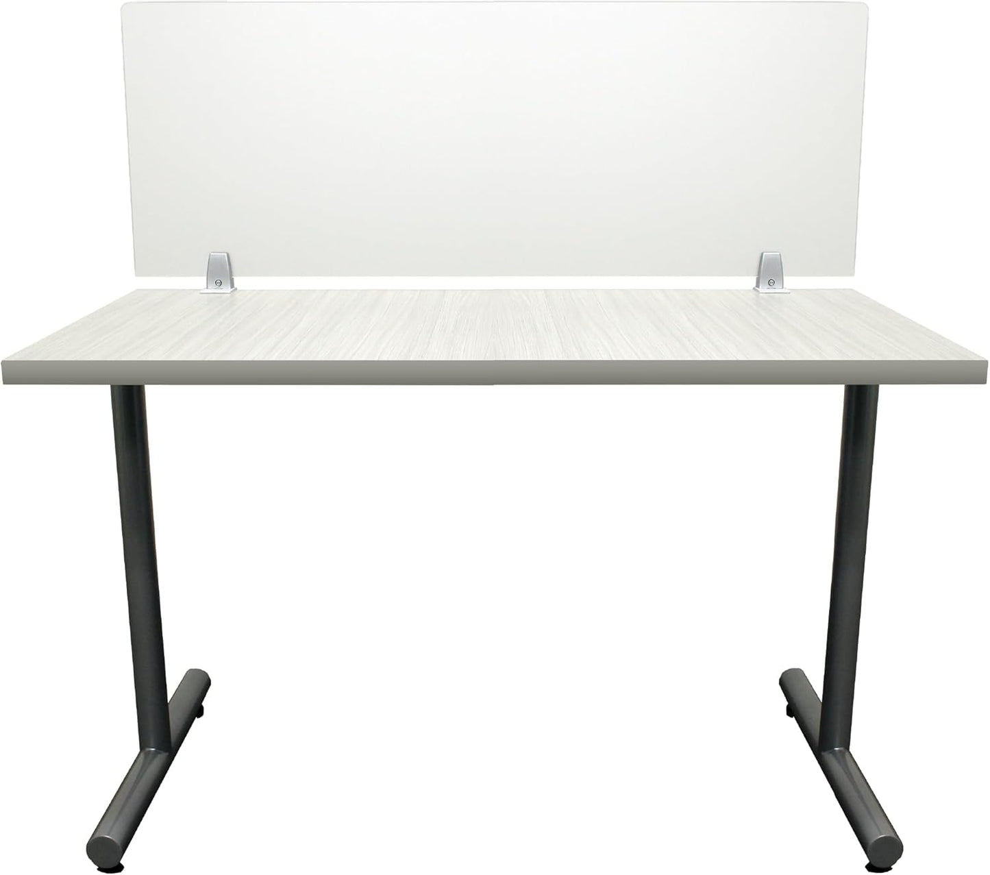 OBEX Frosted Acrylic Desk Mounted Privacy Panel, 12" x 30", Frosted