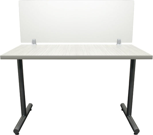 OBEX Frosted Acrylic Desk Mounted Privacy Panel, 12" x 30", Frosted