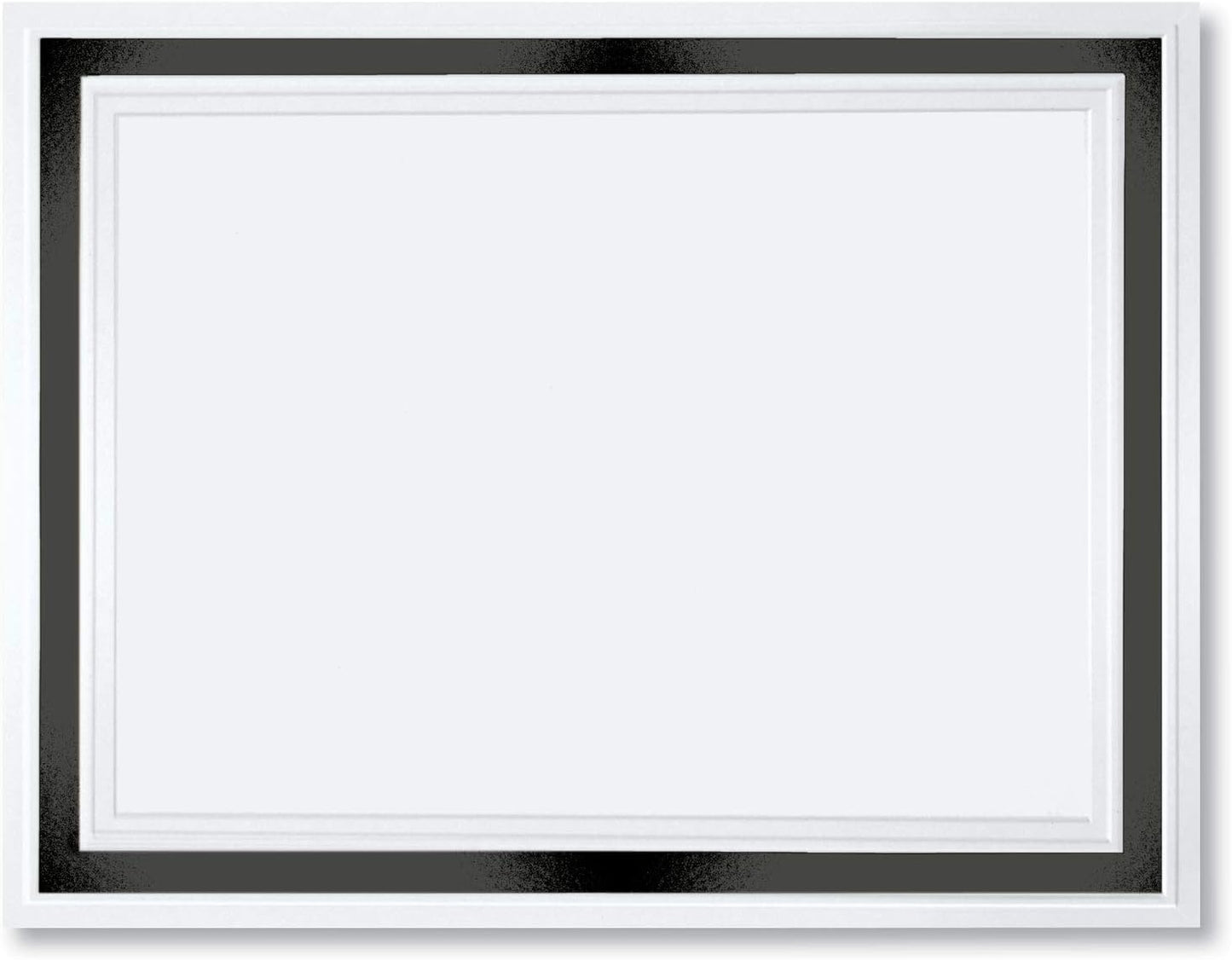 PaperDirect Pristine Specialty Certificates, 50 Sheets of 38lb White Paper, 8½" x 11", Black Bold Foil Border, Perfect for Awards, Students, Employees, Volunteers, Course Completion, Diplomas