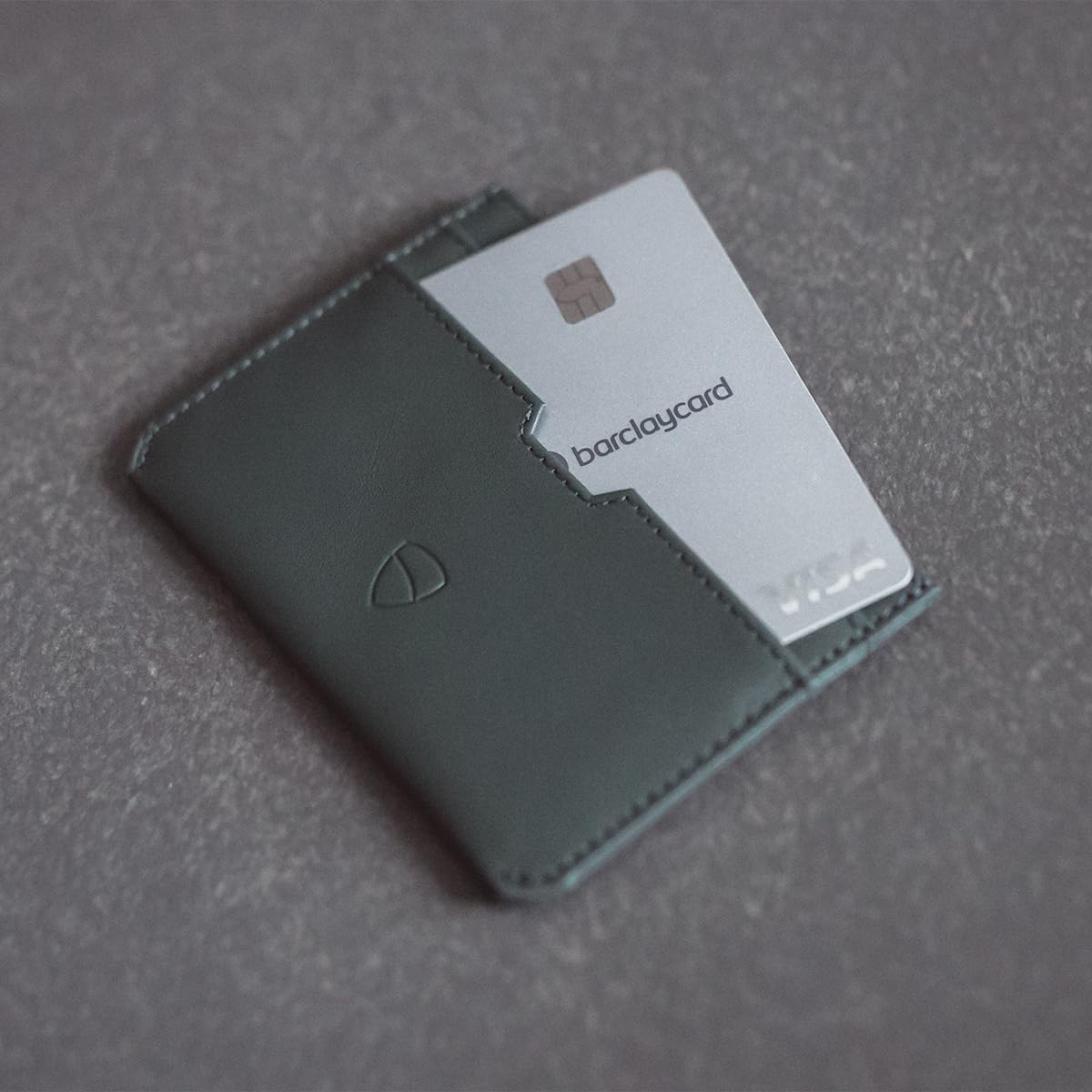 Vaultskin MOORGATE Slim Card Holder - Minimalist Leather Wallet, RFID Blocking Sleeve, Fits Front Pocket, for Men and Women