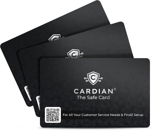 CARDIAN Stealth RFID Guard Shield x3 - Slim RFID Blocking Card Protector, Safecard Shield Credit Card Blocker, Protect ID Card for Passport RFID/NFC Anti-Theft Blocking Card Fraud Shield for Travel