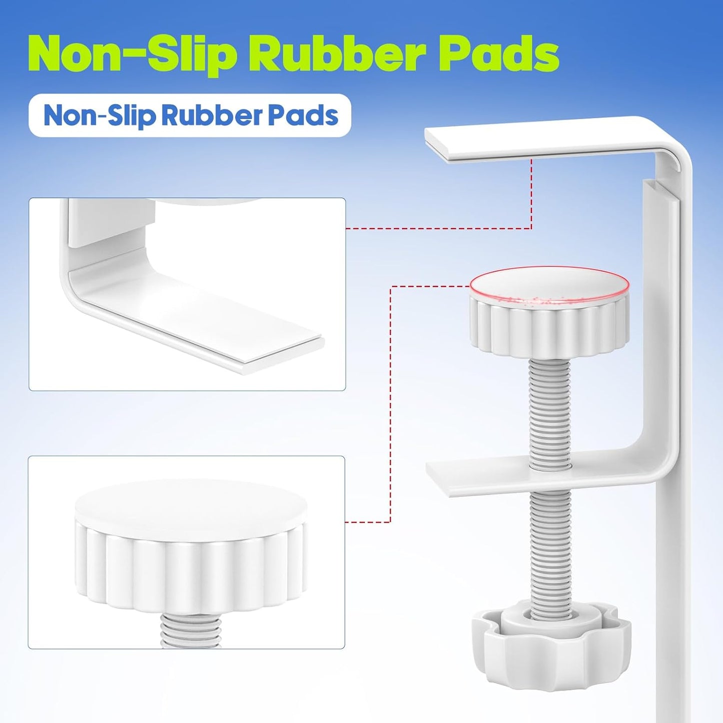 Under Desk Cable Management Tray No Drill 15.1’’, Metal Mesh Cable Management Box with Hybrid Side Slots & Reinforced Basket,Adjustable Cable Tray with Wire Management for Office Home,1 Pack (White)