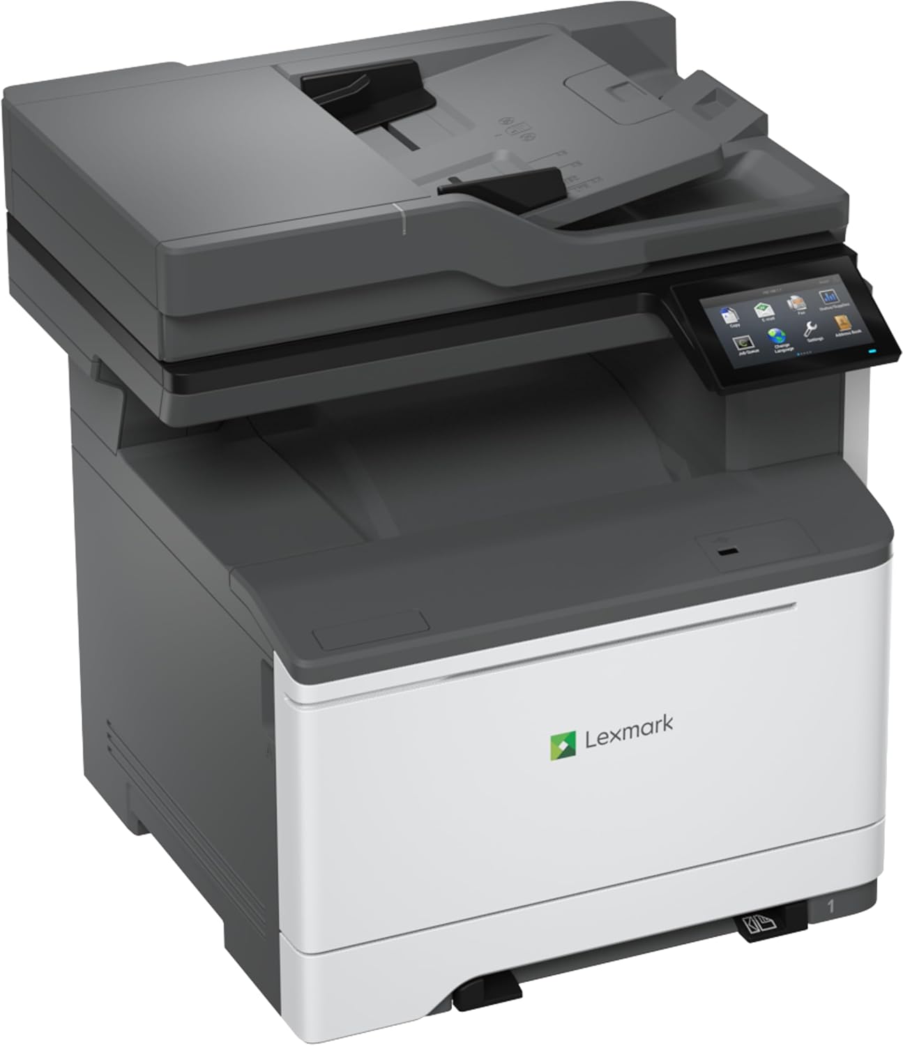 LexmarkCX532adwe MFP Color Laser Printer with Touch Screen, Laser Printer Technology, USB connectivity, and Color Output.(50M7040)