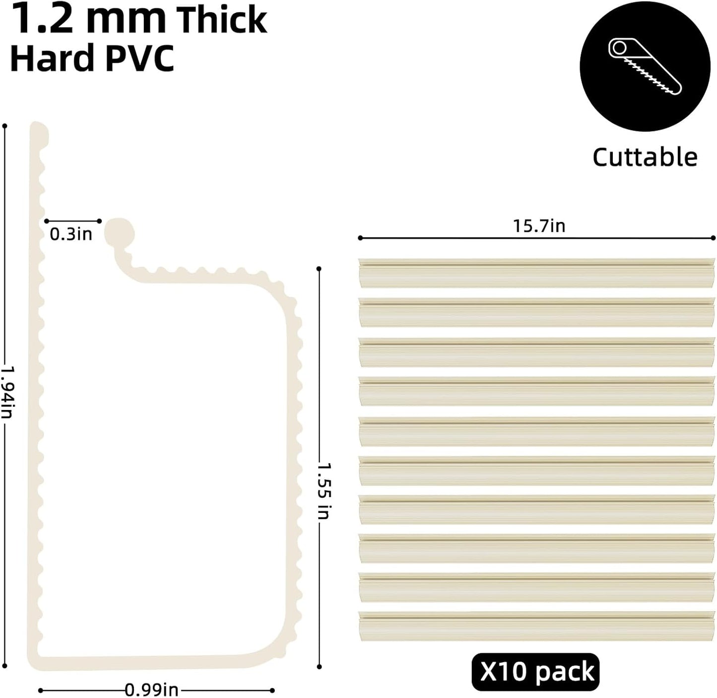 YECAYE 157in Cable Management, Cord Organizer,Easy Install Self-Adhesive Cable Organizer,Cord Management, Desk Wire Holder for Office Organization,Child and Pet Proofing, Beige