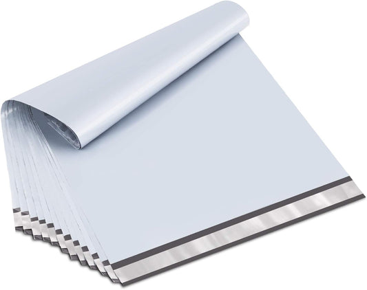 UCGOU Poly Mailers 19x24 Inch White 100 Pack Extra Large Shipping Bags Strong Thick Mailing Envelopes Self Seal Adhesive Waterproof and Tear Proof Boutique Postal for Clothing Quilt and More