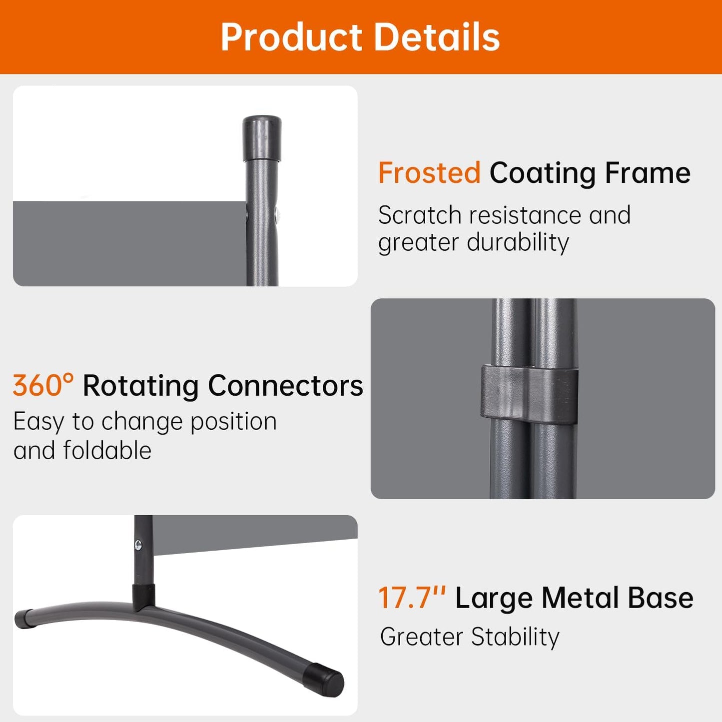 Room Divider 6FT Folding Privacy Screens, Partition Room Dividers w/Freestanding Design, Portable Wall Divider for Room Separtation, Fabric Screen Panel for Home Office Dorm (Grey, 4 Panel)