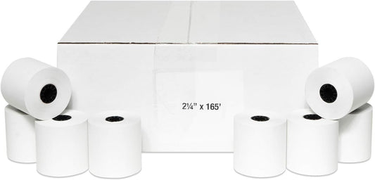2-1/4 X 165 Thermal Paper Rolls Sharp Cash Register (50 Rolls)