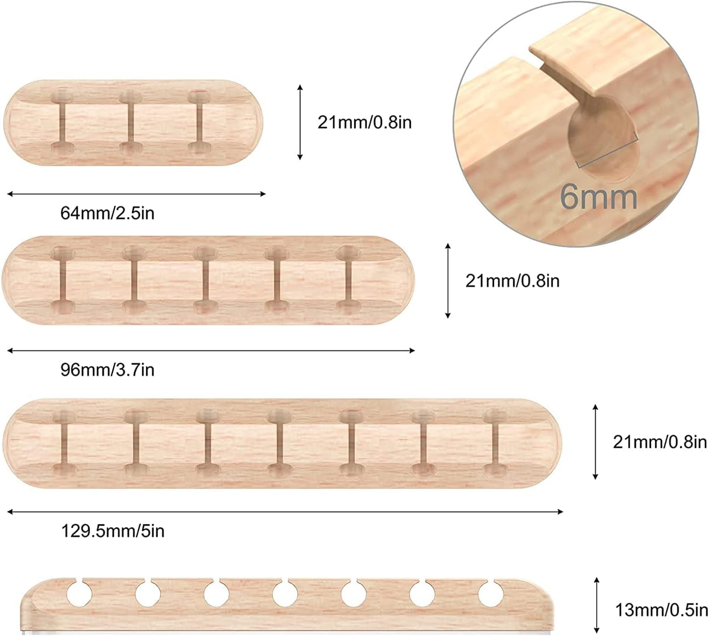 SOULWIT Cable Holder Clips, 3-Pack Cable Management Cord Organizer Clips Silicone Self Adhesive for Desktop USB Charging Cable Nightstand Power Cord Mouse Cable Wire PC Office Home