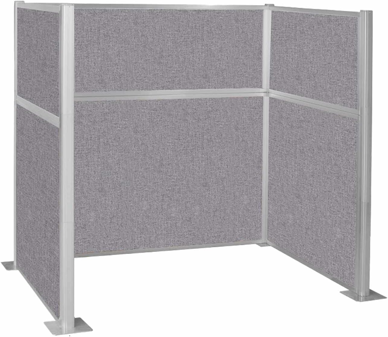 Versare Hush Panel Cubicle Kit | Workstation Partition Walls | Sound Dampening Cubicle Walls | Partitions for Desks