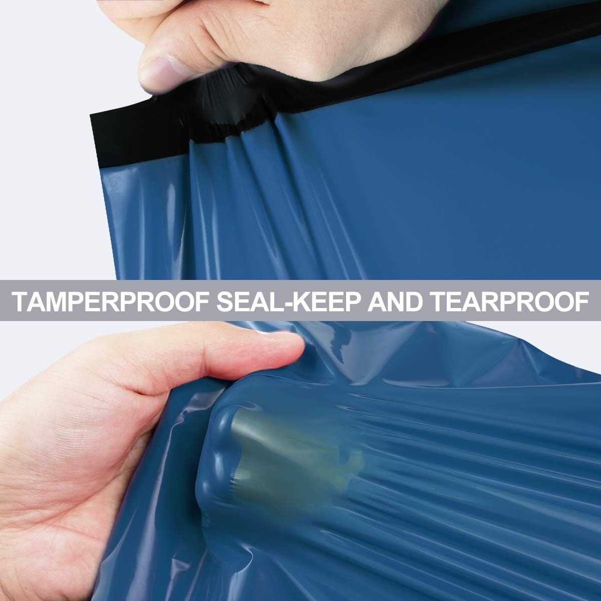 UCGOU Poly Mailers 19x24 Inch Navy Blue 100 Pack Extra Large Shipping Bags Strong Thick Mailing Envelopes Self Seal Adhesive Waterproof and Tear Proof Boutique Postal for Clothing Quilt and More