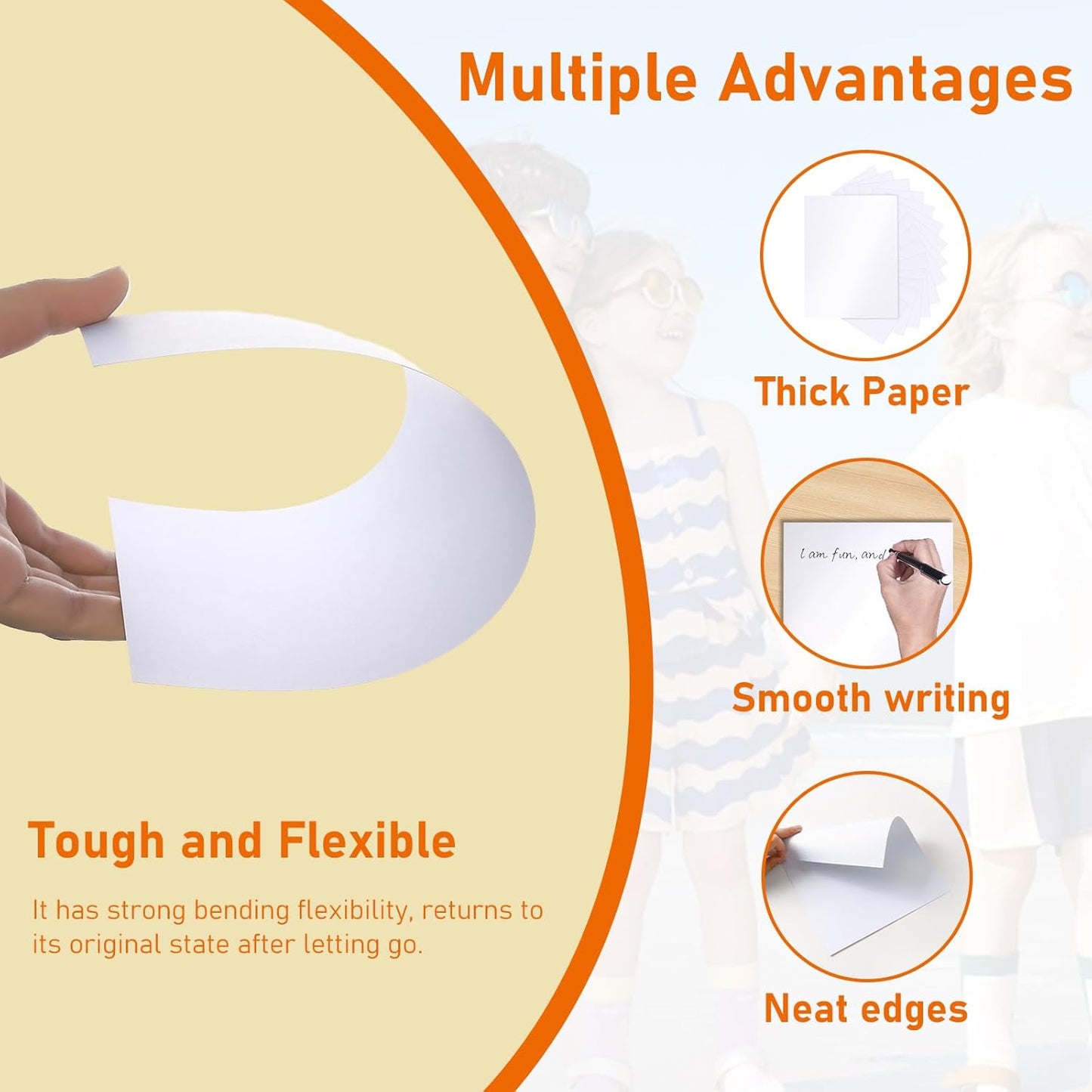 28 Sheets White Shimmer Cardstock 8.5 x 11 Certificate Paper, 92lb Heavyweight Paper Card Stock for Wedding Invitations, School Crafting, Business Cards, Making Cards, Graduations, Menus