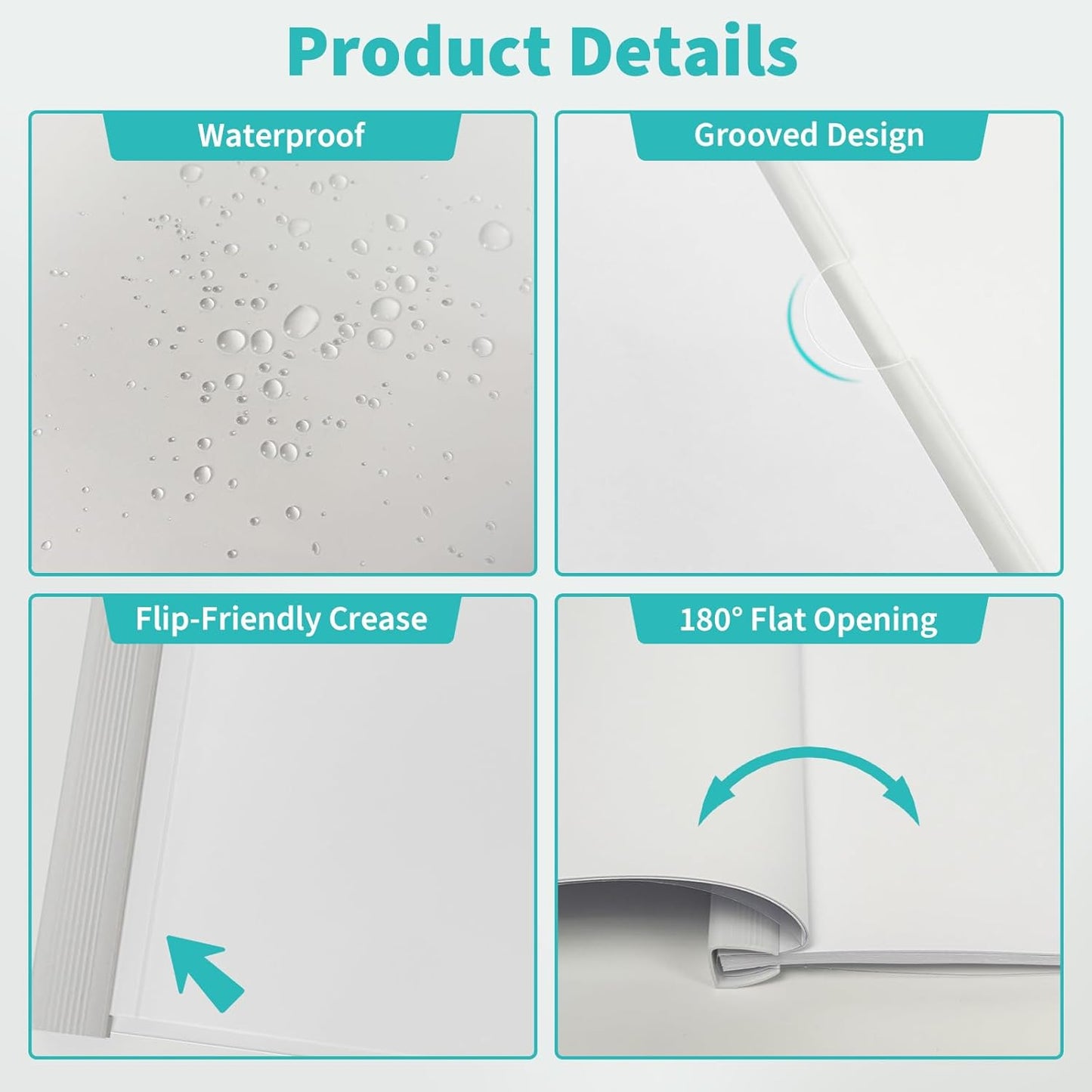 Binditek 40 Pack Clear Report Covers with Sliding Bars, 70 Sheet Capacity, 9mm Sliding Bar File Folder, Letter Size, 5.5 Mil Thick, 5 Assorted Colors, for Students and Coworkers