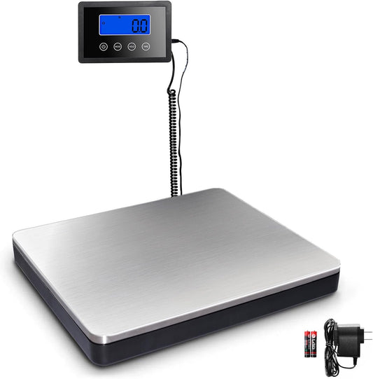 Fuzion Shipping Scale for Packages Small Business - 440lb x 0.1lb Digital Postal Scale for Packages, Shipping Package Scale, Postage Scale, Postal Scale, Luggage Scale