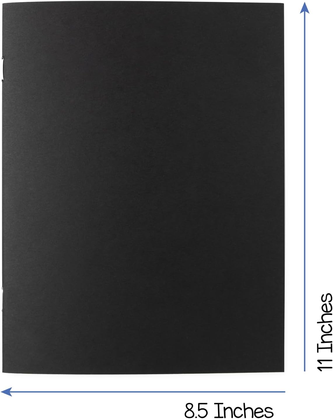 Hygloss Blank Books 8.5 x 11 Inches - 20 Pack – Black Color Paperback for Drawing & Writing – Empty Books for Journaling, Sketching or Arts & Craft