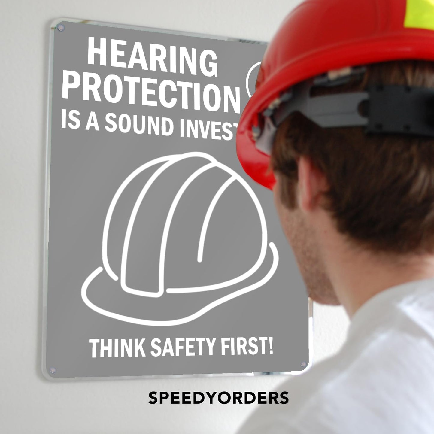 Custom Outdoor Metal Signs - Personalized Aluminum Business Signs, Waterproof, White Aluminum (Gray, 36x24 In)