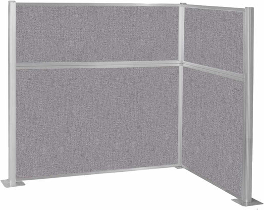 Versare Hush Panel Cubicle Kit | Workstation Partition Walls | Sound Dampening Cubicle Walls | Partitions for Desks