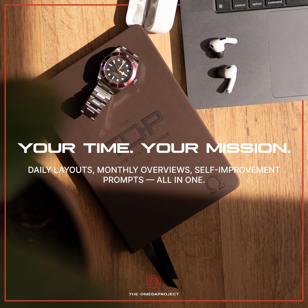 TOP Elite Daily Planner 2025 – Best Daily Organizer for Productivity, Time Management, Goal Setting & Academic Success – Veteran Made