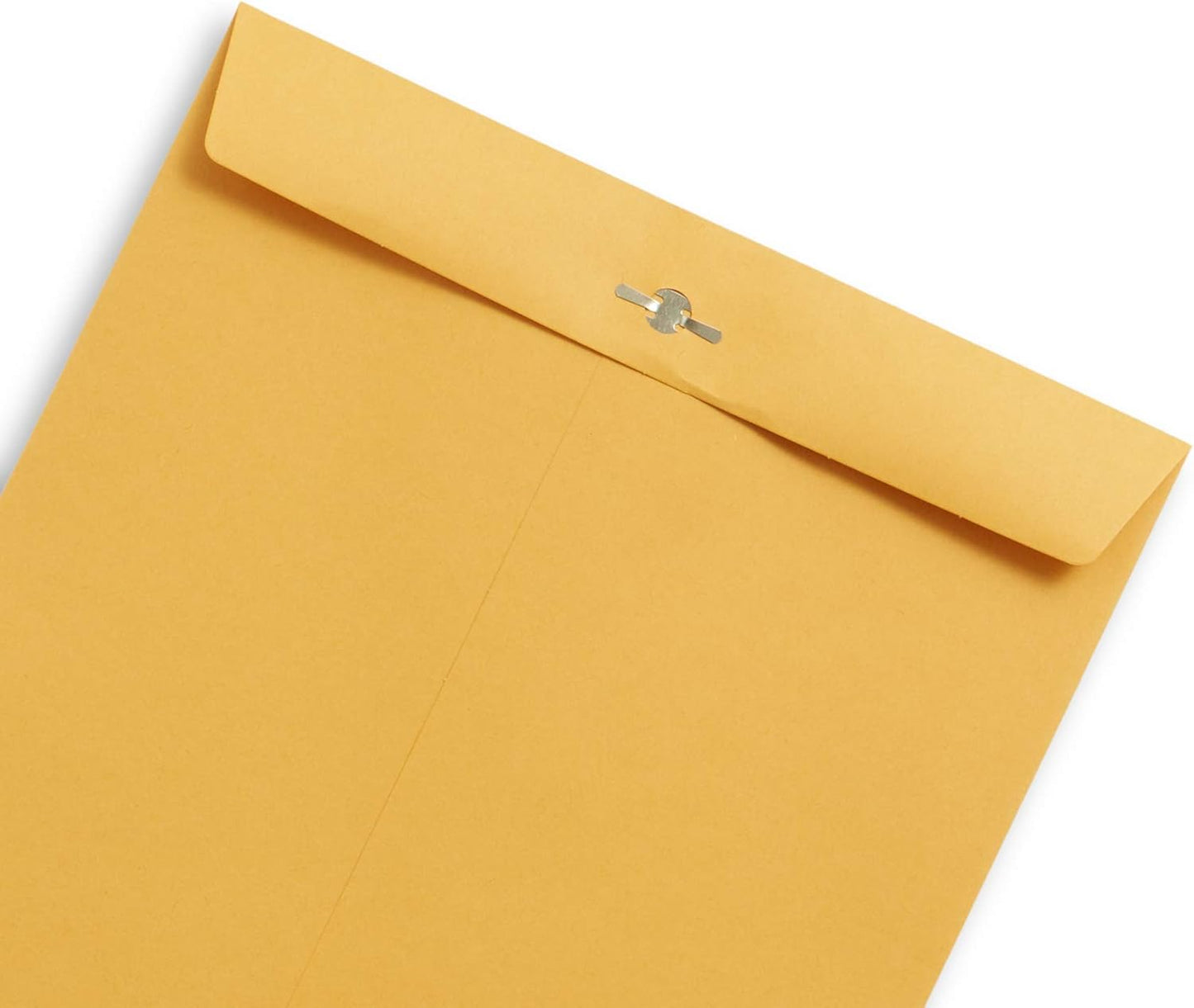 Blue Summit Supplies 100 9” x 12” Clasp Envelopes with Gummed Seal, Letter Size Clasp Mailing Envelopes Made From 28lb Kraft Paper, For Mailing Larger Papers or Magazine, Bulk 100 Pack
