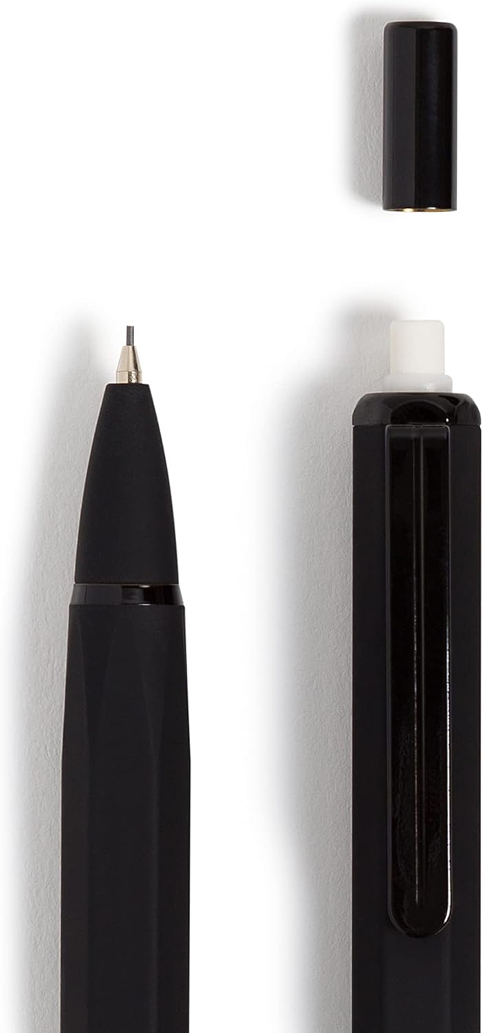 U Brands Cambria Soft Touch High End Mechanical Pencils, Midnight, 12 Count