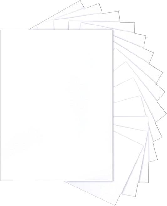 100 Sheets Bright White Cardstock 8.5 x 11 Printer Paper, 200gsm/75lb Thick White Construction Paper Card Stock for Certificates, Menus, Cards Making, Business Cards, School Crafting