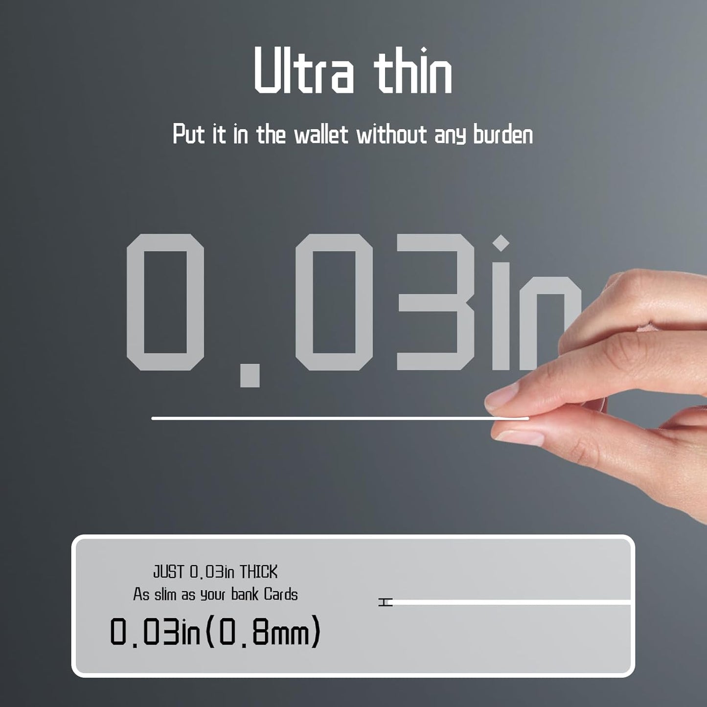 RFID Blocking Cards - 6 Pack Credit Card Protector for Wallet,Shields ID/Credit Card/Passport from Skimming