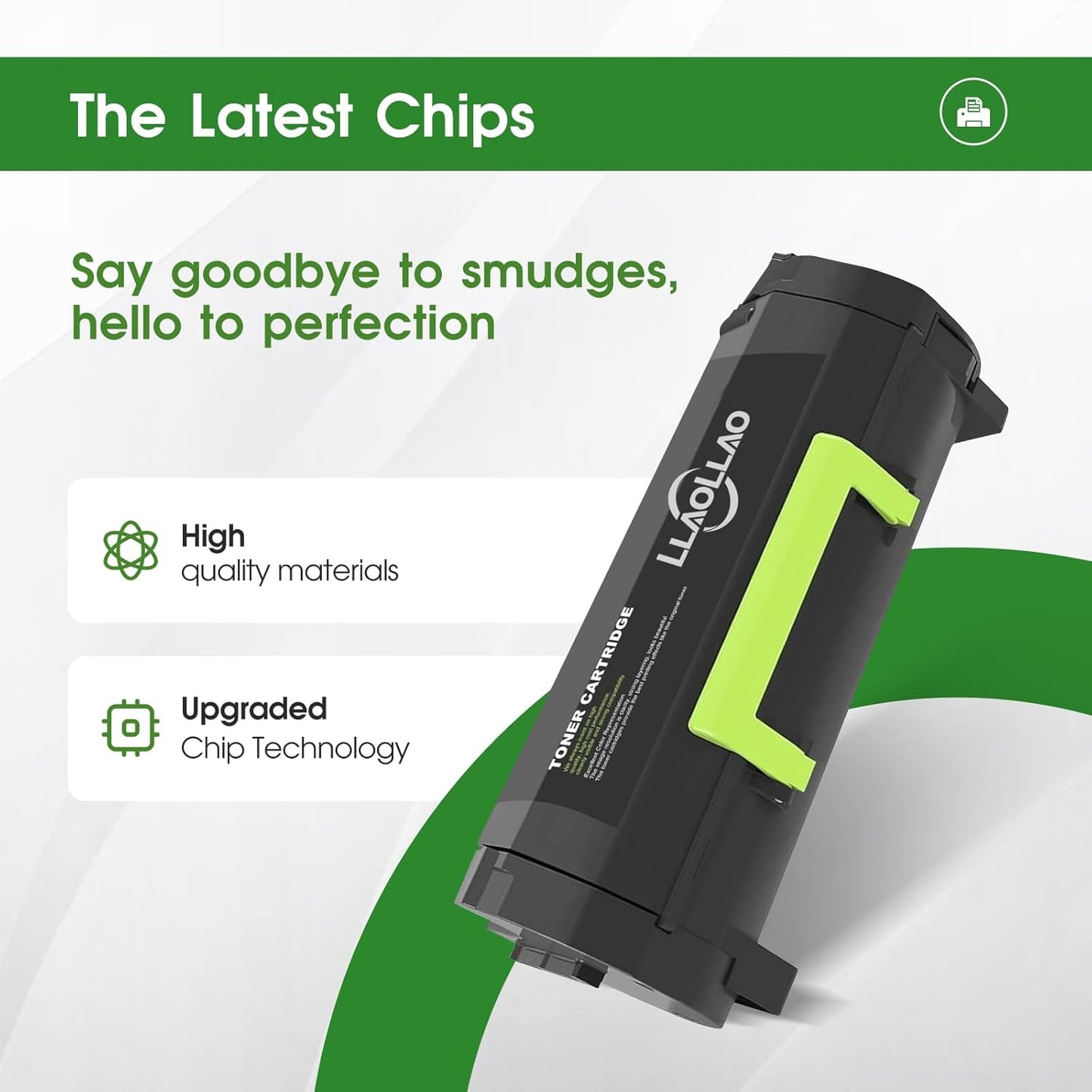 LLAOLLAO 56F1U00 Toner Replacement for Lexmark 56F1U00 Black Toner Cartridge High Yield for MS521 MS621 MS622 MX521 MX522 MX622 Laser Printer (25000 Pages)