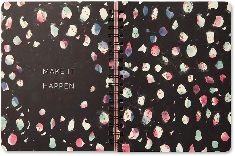 Compendium Spiral Notebook - Good Things Start Here — A Designer Spiral Notebook with 192 Lined Pages, College Ruled, 7.0”W x 9.25”H
