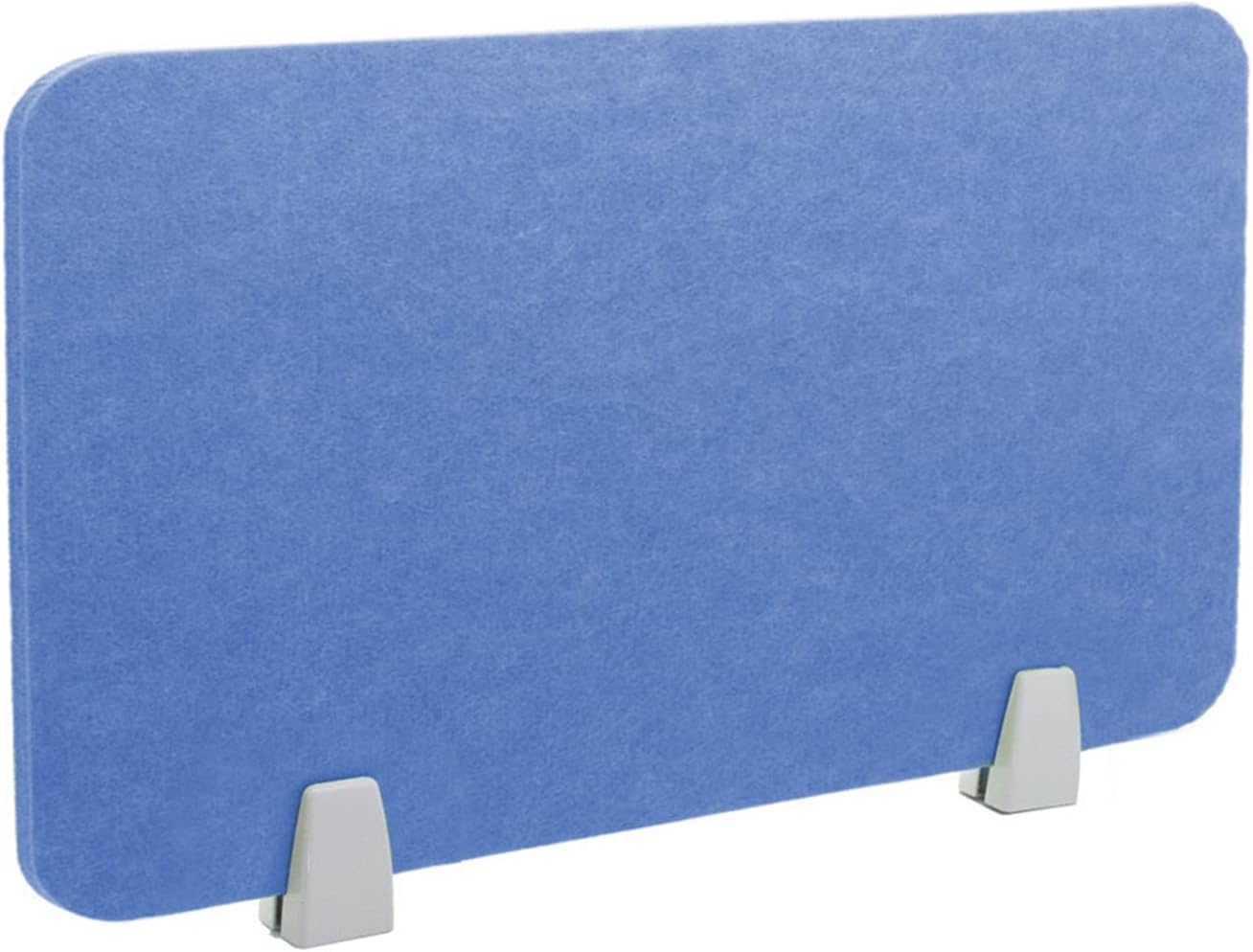 Icegrey Acoustic Desk Divider Privacy Panel Removable Sound Absorbing Desk Partition Board with 2 Clips for Student Call Centers Offices Braries Classrooms Library, Light Blue, 39x11.7