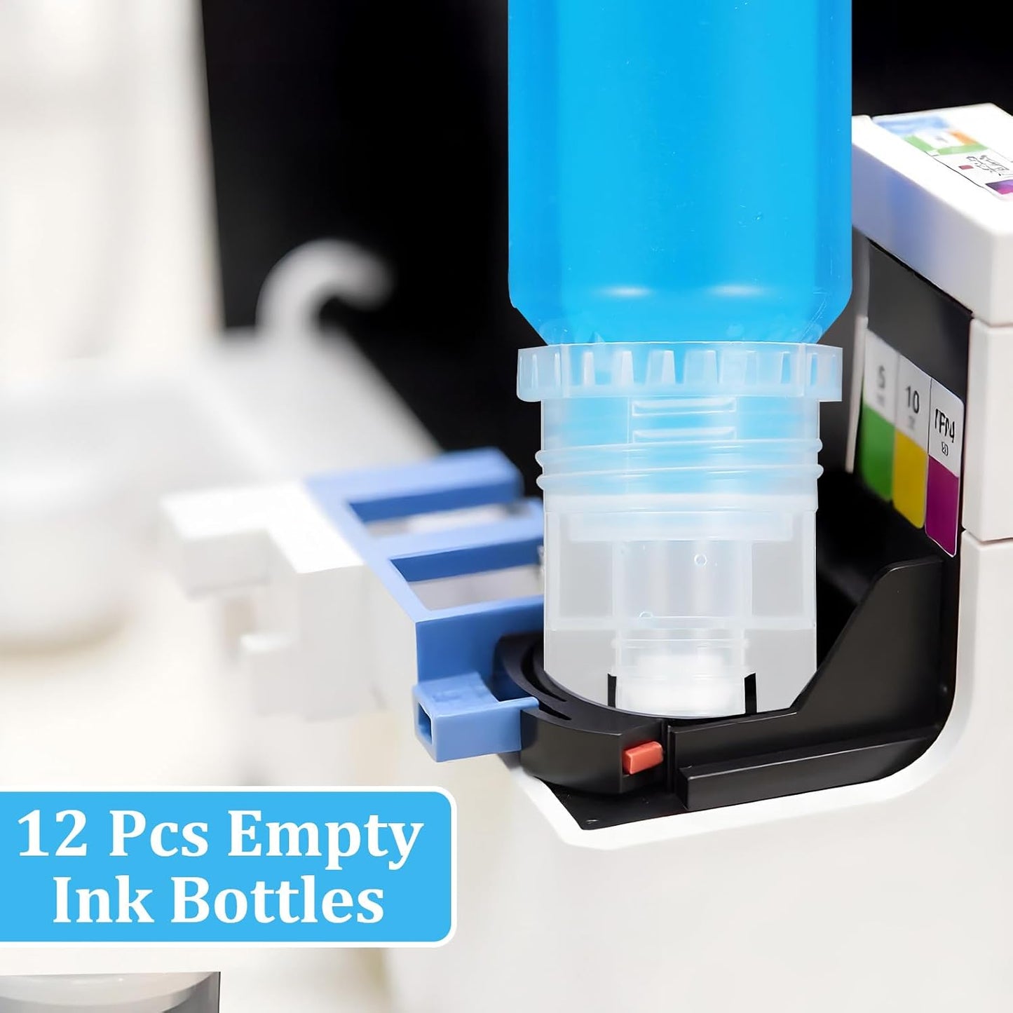 12 Pieces 70ml Empty 502 Ink Refill Bottles Universal Empty Ink Bottles