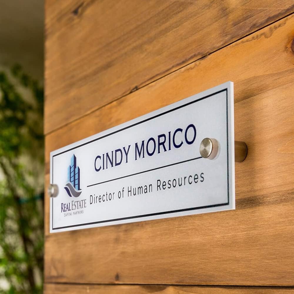Wall Sign Name Plate - 8x2" Office Sign, Executive CEO Signs, New Job Office Decor, Graduation or Promotion Gift, Holiday Gift, Name Plates For Doors Personalized, Customize Name Plate For Door/3